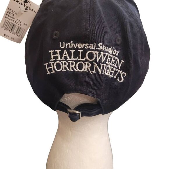 Universal Studios Black Distressed Cotton Lil Boo Halloween Horror Nights Cap 20 - Picture 5 of 13